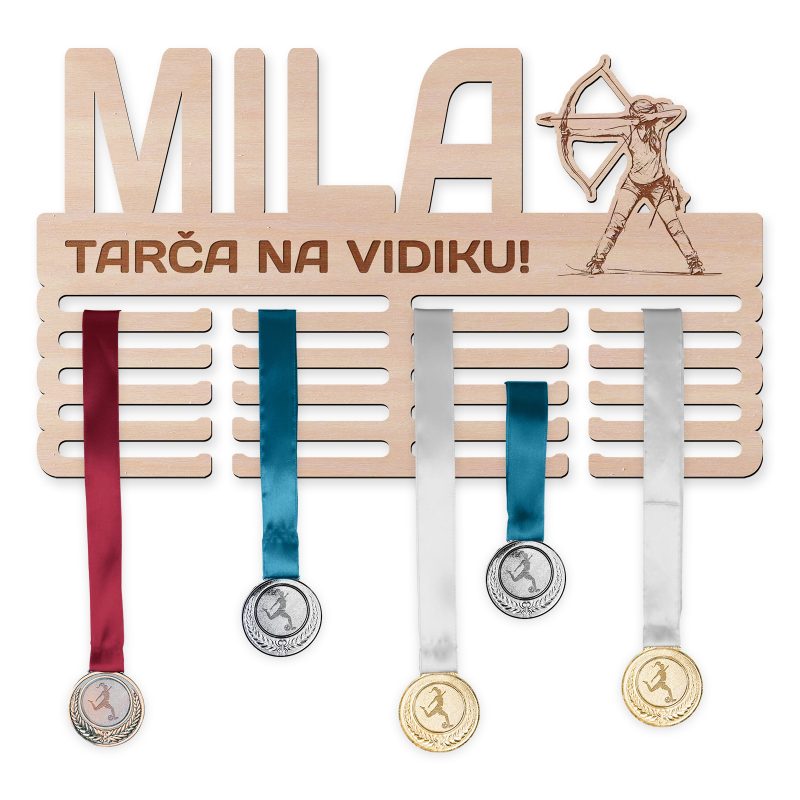 Obesalnik za medalje - Lokostrelstvo, Ženska