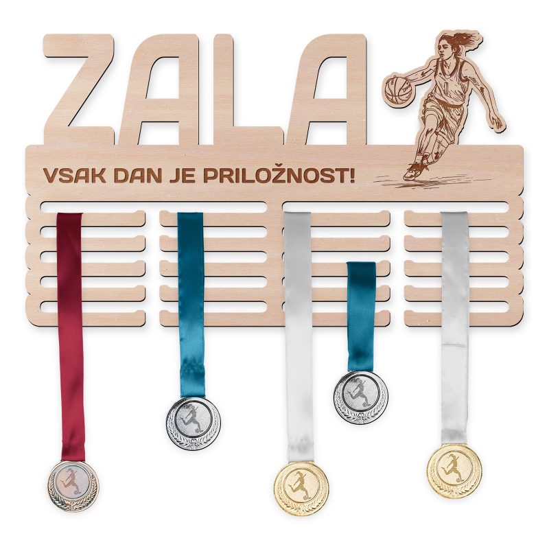 Obesalnik za medalje - Košarka, Ženska