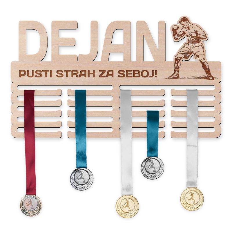 Obesalnik za medalje - Boks, Moški