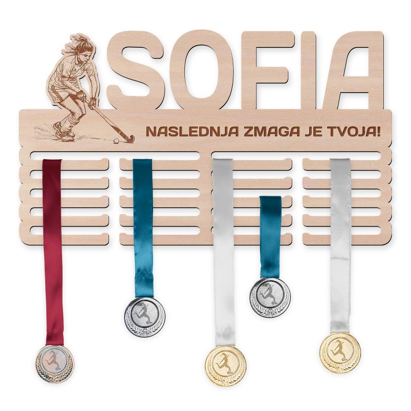 Obesalnik za medalje - Hokej na travi, Ženska