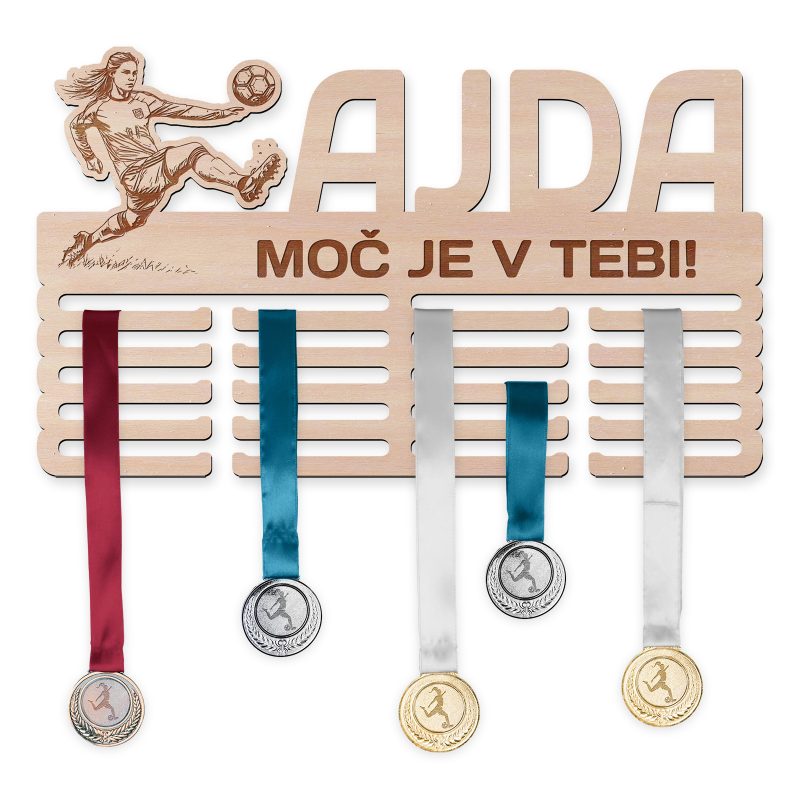 Obesalnik za medalje - Nogomet, Ženska