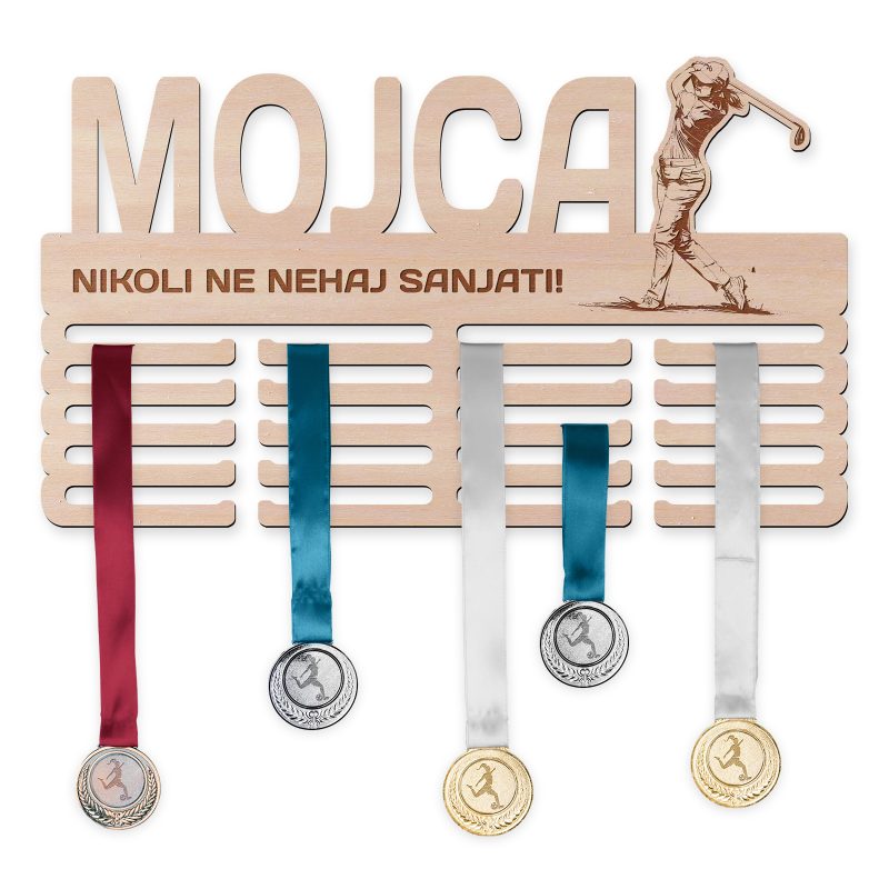 Obesalnik za medalje - Golf, Ženska