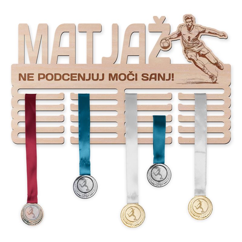Obesalnik za medalje - Rokomet, Moški
