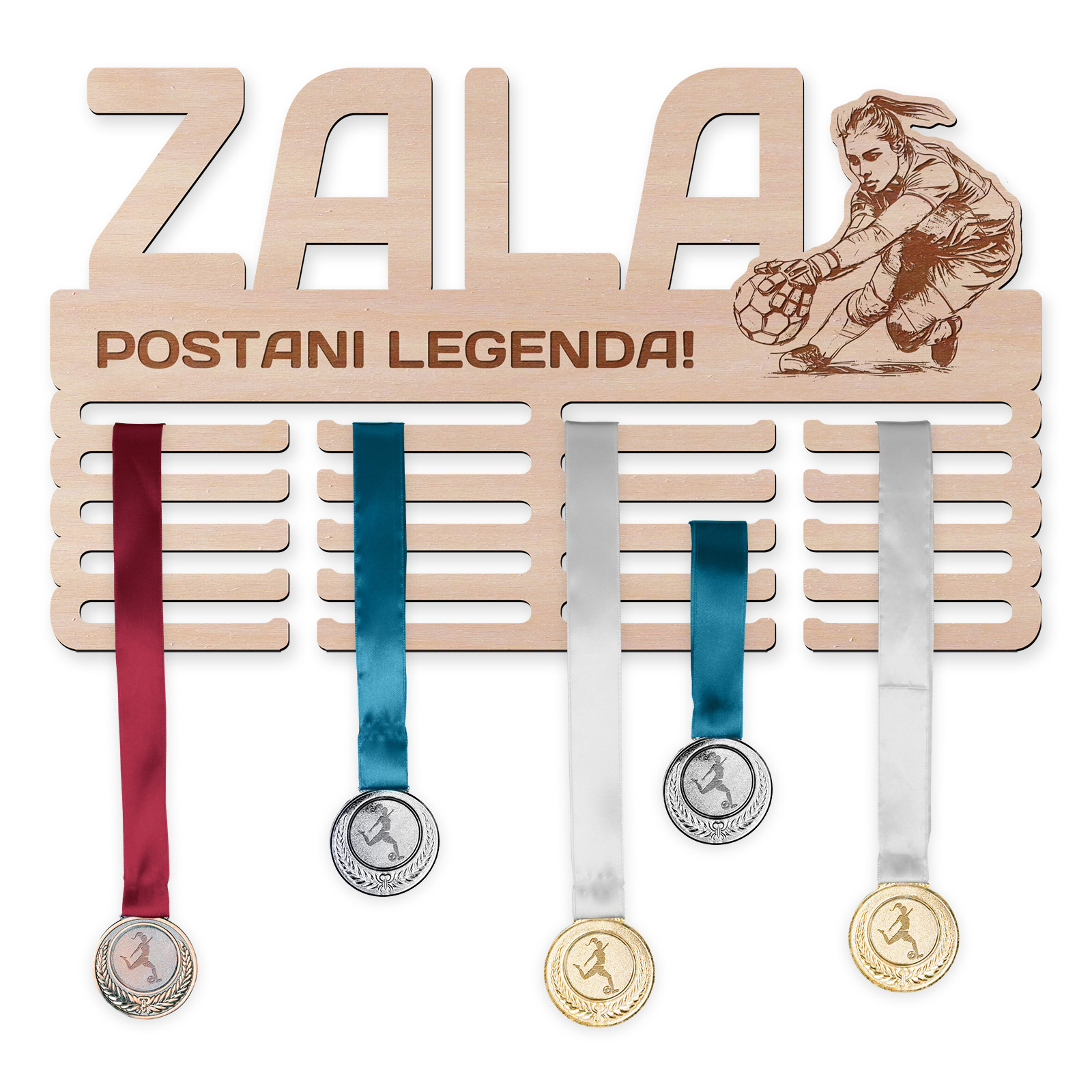 Obesalnik za medalje - Rokomet, Ženska, Portiere