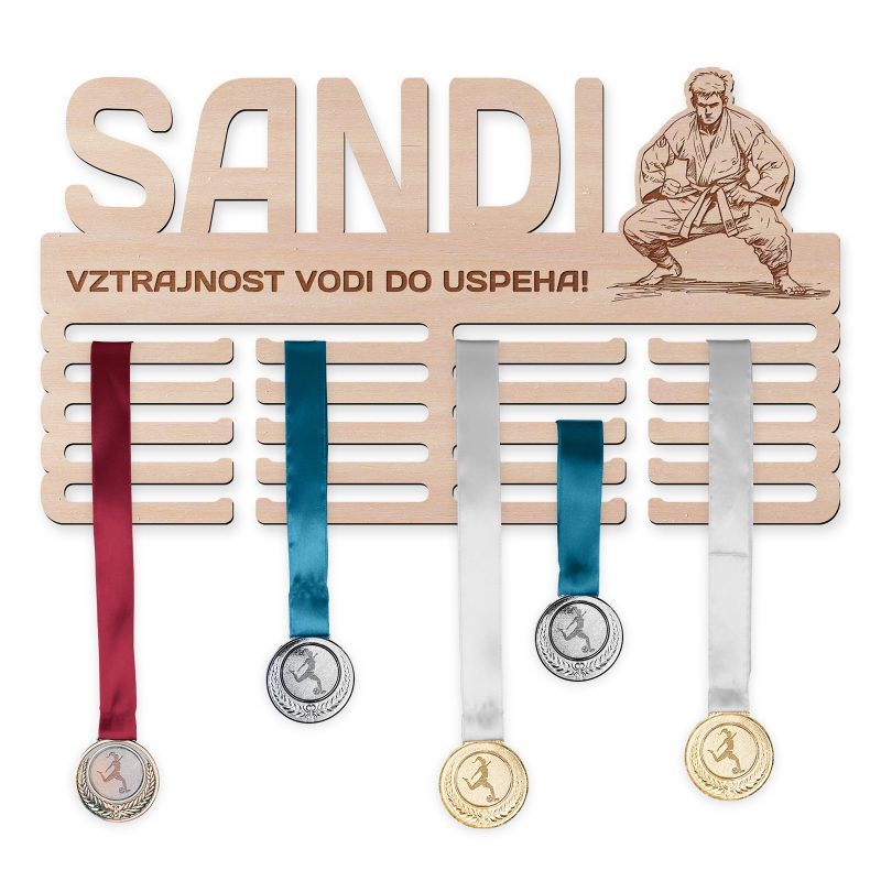Obesalnik za medalje - Judo, Moški