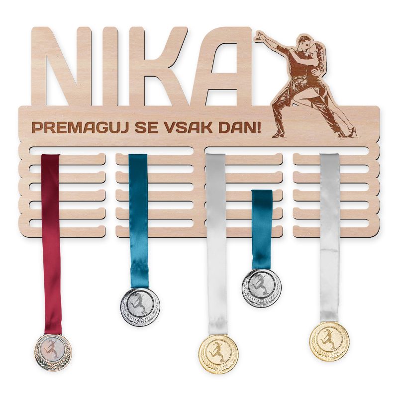 Obesalnik za medalje - Latinsko-ameriški plesi