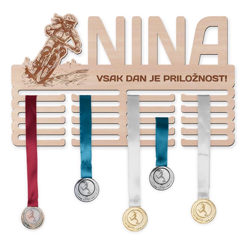 Obesalnik za medalje - Gorsko kolesarstvo, Ženska