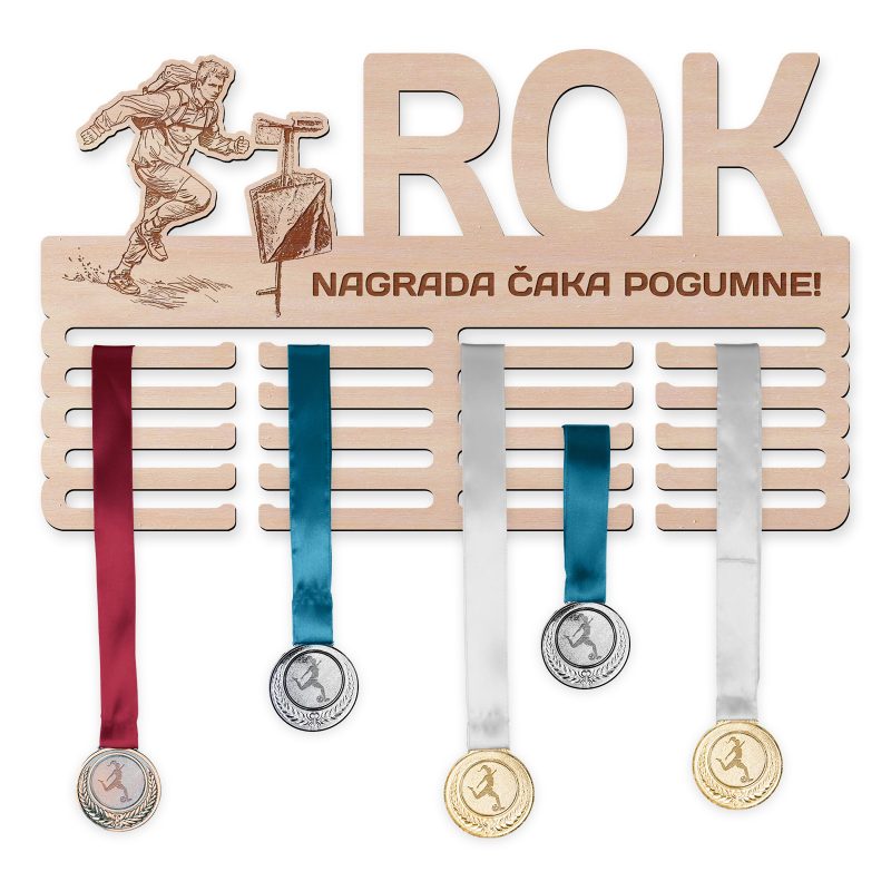 Obesalnik za medalje - Orientacijski tek, Moški