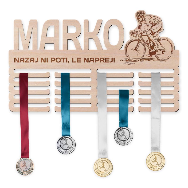 Obesalnik za medalje - Cestno kolesarstvo, Moški