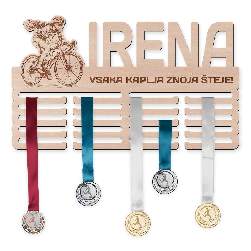 Obesalnik za medalje - Cestno kolesarstvo, Ženska
