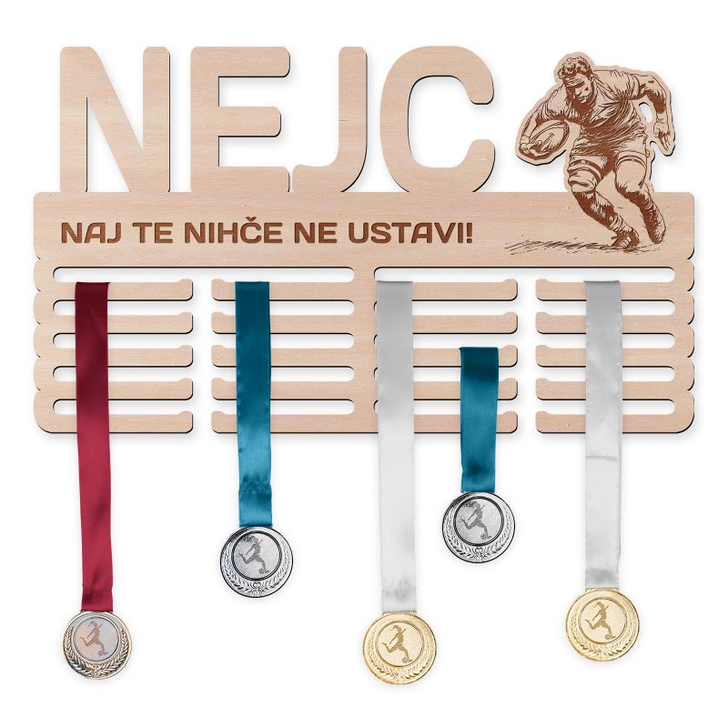Obesalnik za medalje - Rugby, Moški