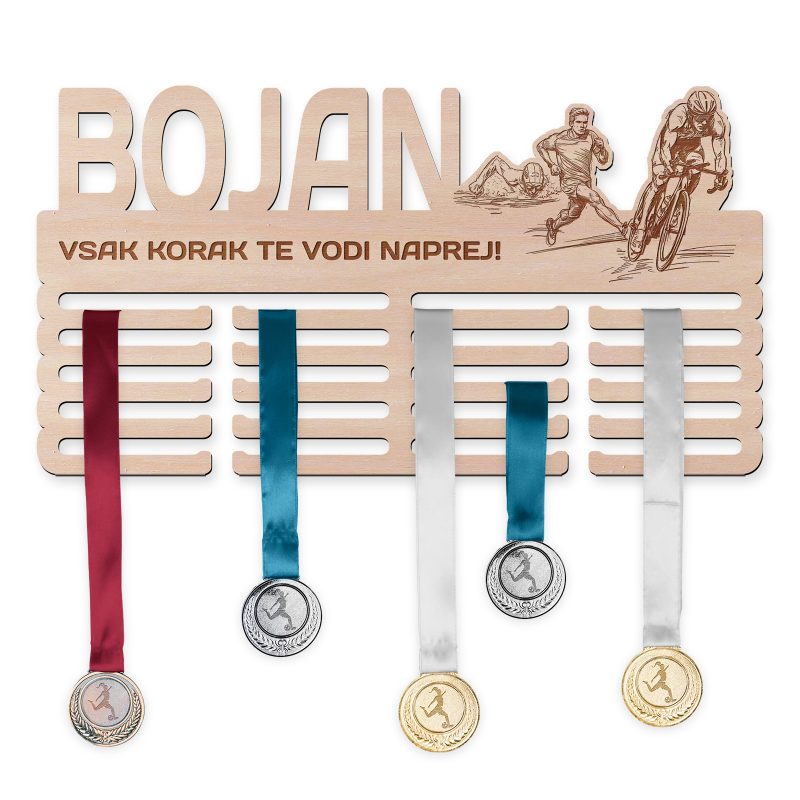 Obesalnik za medalje - Triatlon, Moški