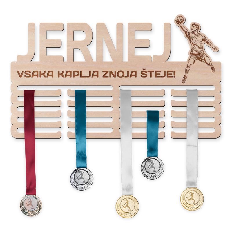 Obesalnik za medalje - Odbojka, Moški