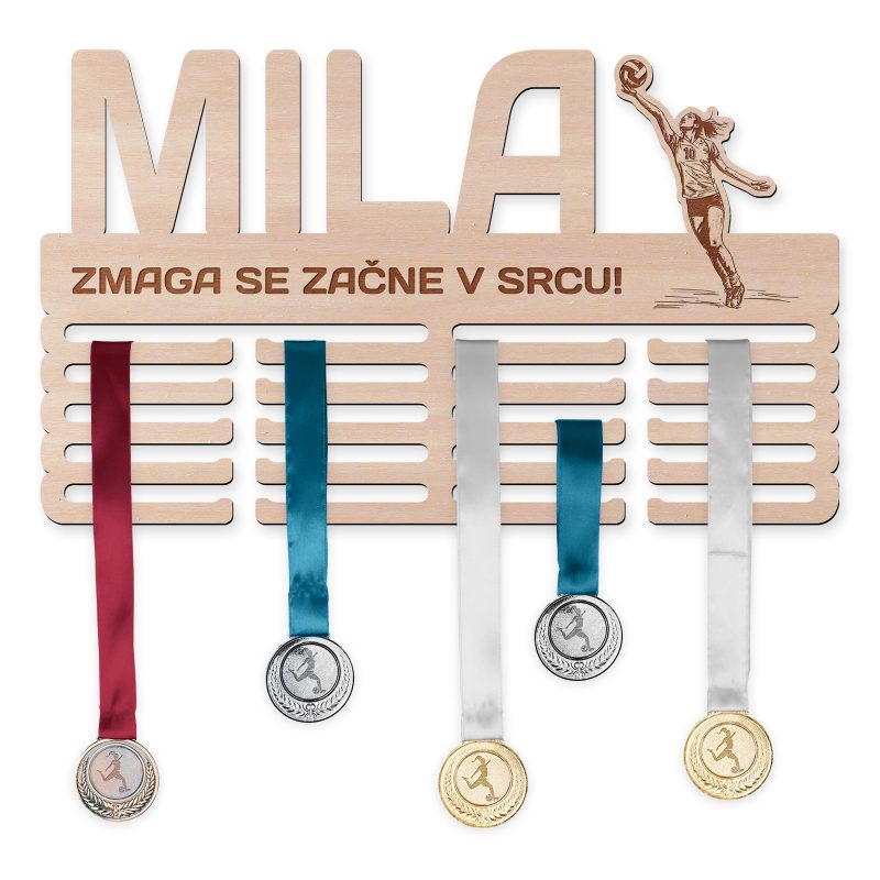 Obesalnik za medalje - Odbojka, Ženska