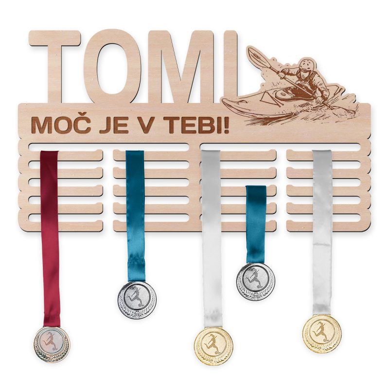 Obesalnik za medalje - Slalom na divjih vodah, Moški