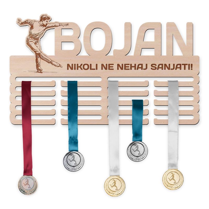Obesalnik za medalje - Pattinaggio artistico, Moški