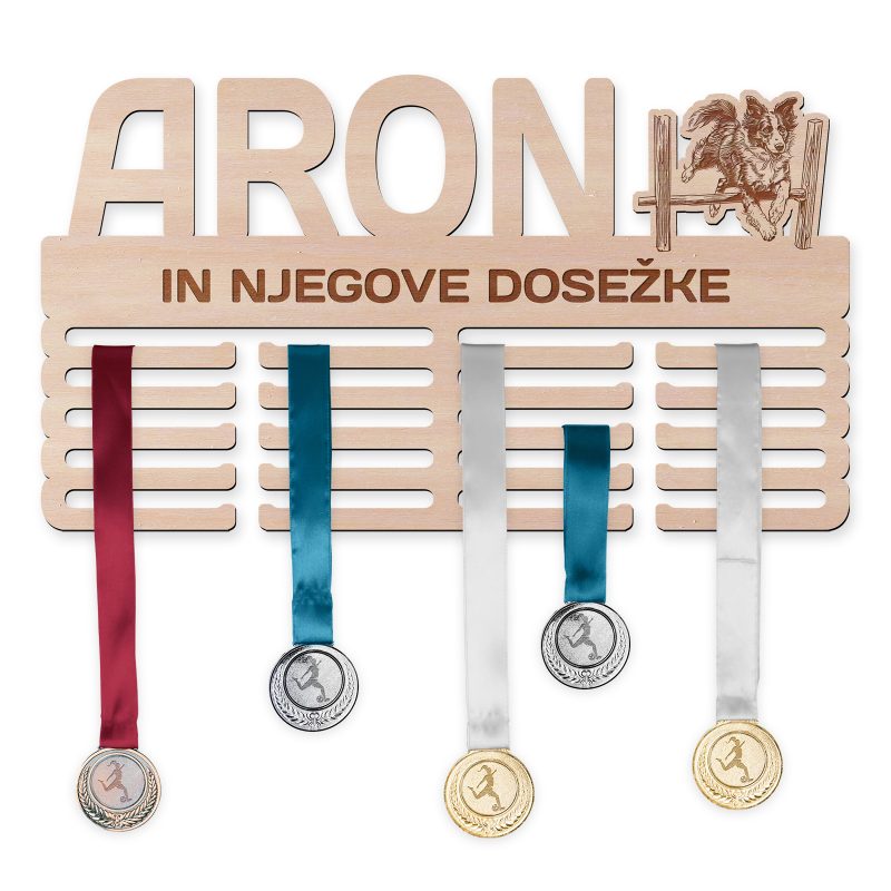 Obesalnik za medalje - Agility