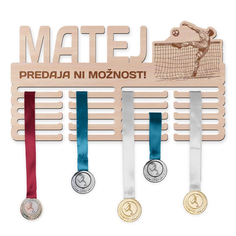 Obesalnik za medalje - Nožni tenis, Moški