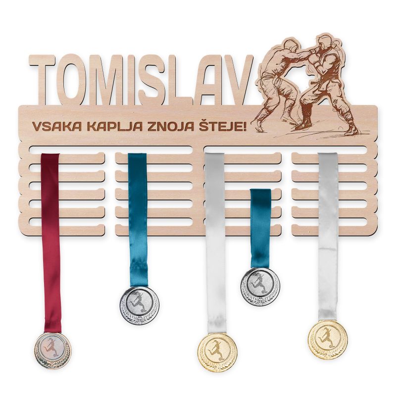 Obesalnik za medalje - Kickbox, Moški