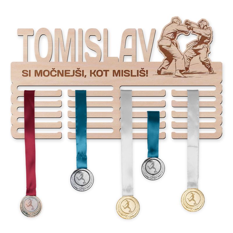 Obesalnik za medalje - Taekwondo, Moški