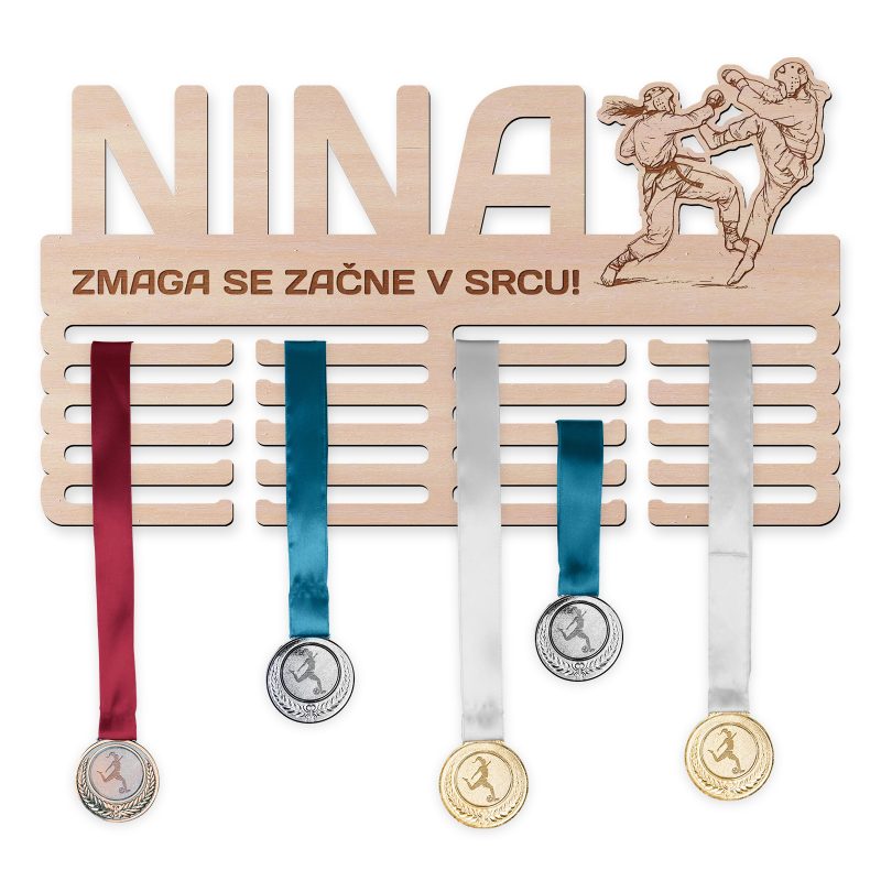 Obesalnik za medalje - Taekwondo, Ženska